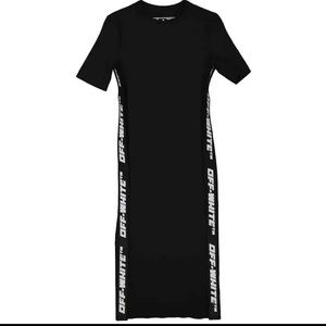Off White dress midi